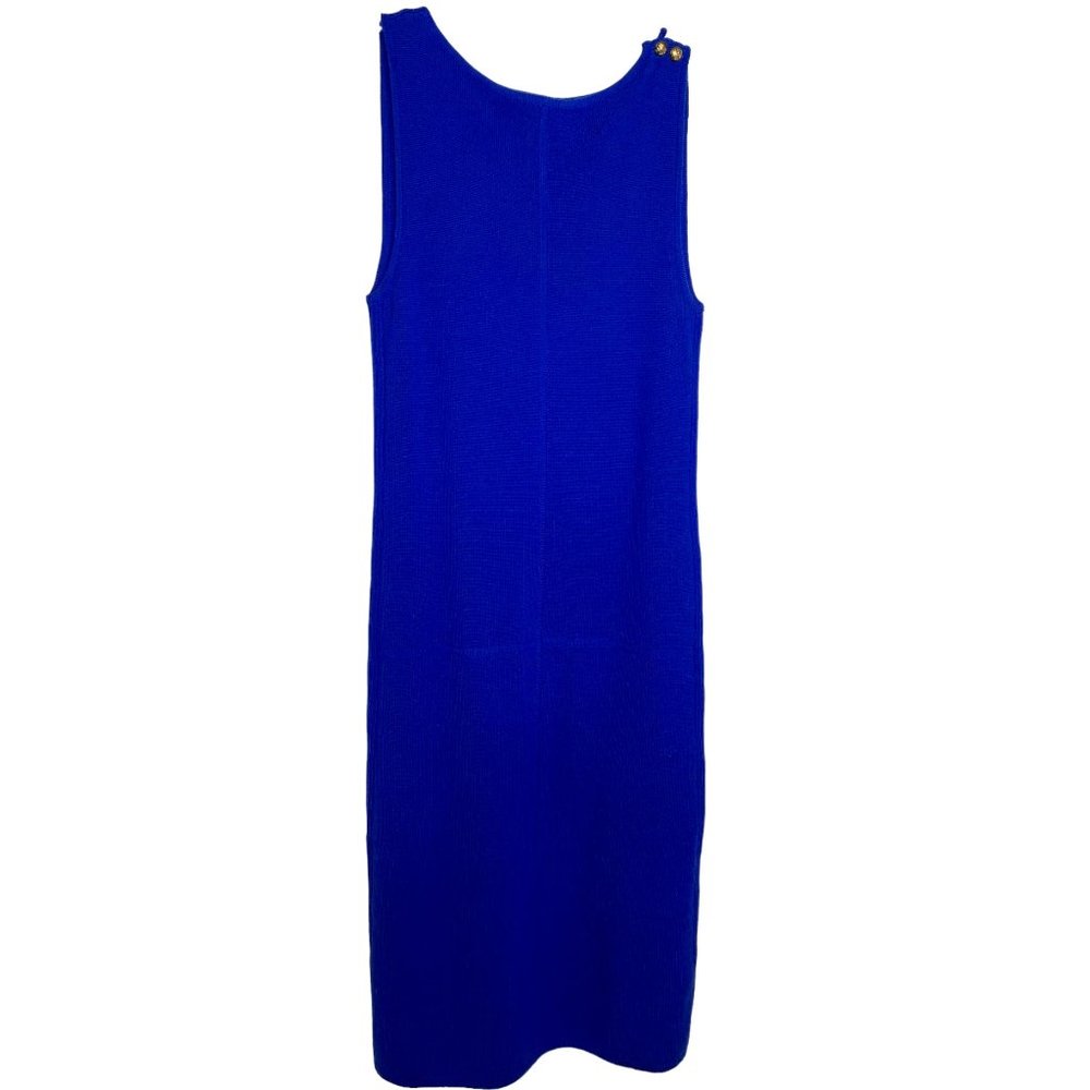 Lauren Ralph Lauren Womens Merino Wool Blue Sweater Dress Size XS Quiet Luxury
